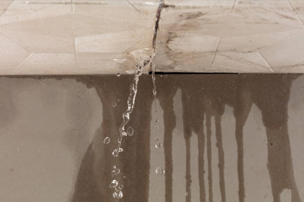 Professional Water Damage Restoration technician working in Melcher-Dallas, IA